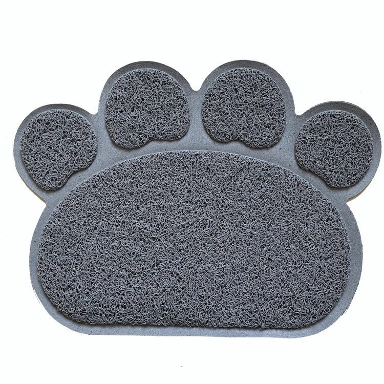 pet mat paw shaped